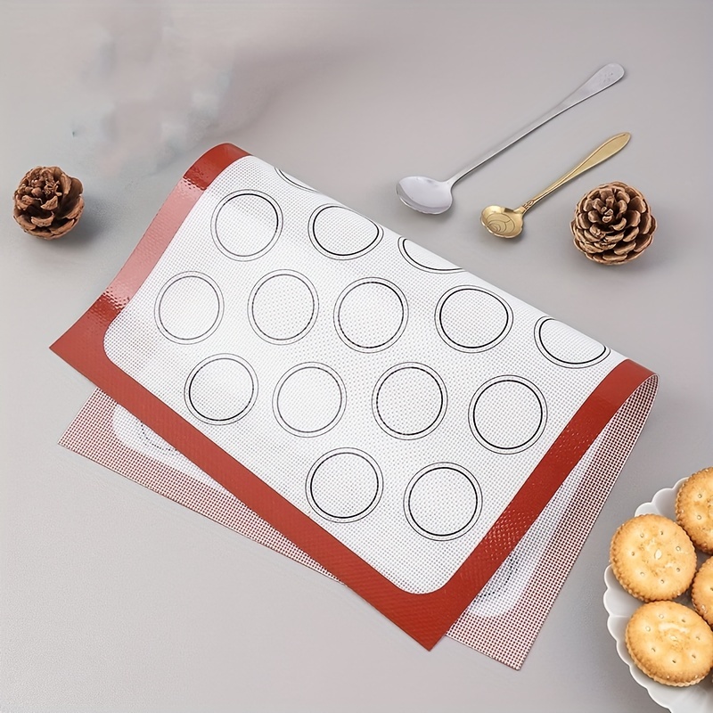 Silicone Baking Mat, Heat Resistant Reusable Baking Mat, Oven Liner Sheet,  Cake Pan Mat, For Macaron, Cookie, Baking Tools, Kitchen Accessories - Temu