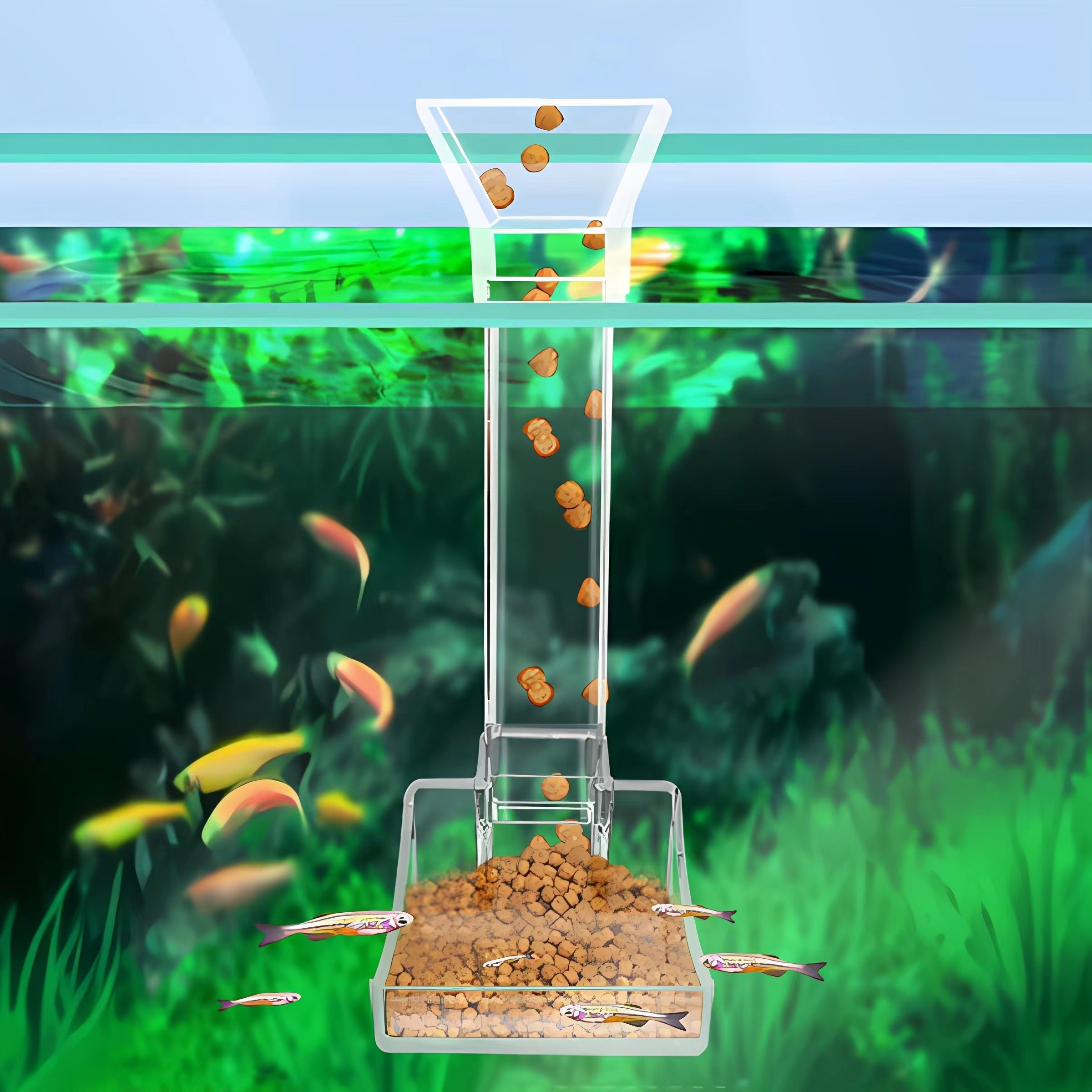 Fisch Tube Aquarium - Kostenlose Rückgabe Innerhalb Von 90 Tagen