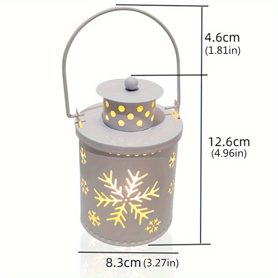 Christmas Candle Light Hanging Wind Lantern, LED Electronic