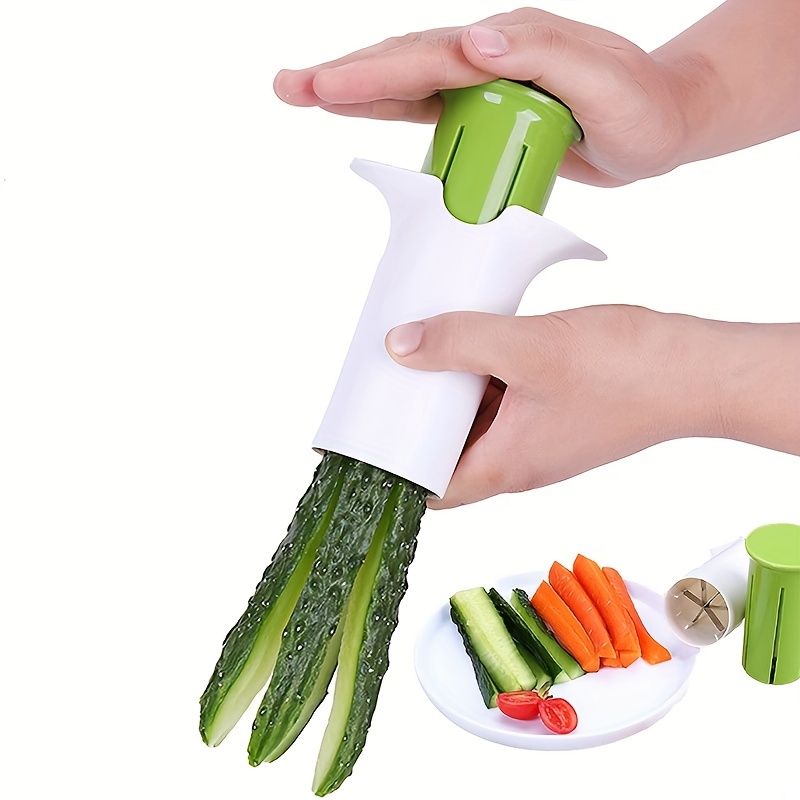 1pc PP Cucumber Slicer, Multifunction Fruit Divider, For Kitchen