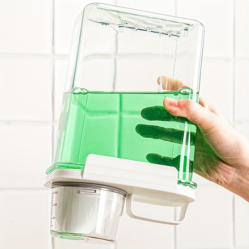 Household Measuring Cup Laundry Detergent Powder Washing Powder Container  Cereal Jar Detergent Box Storage Bucket M 
