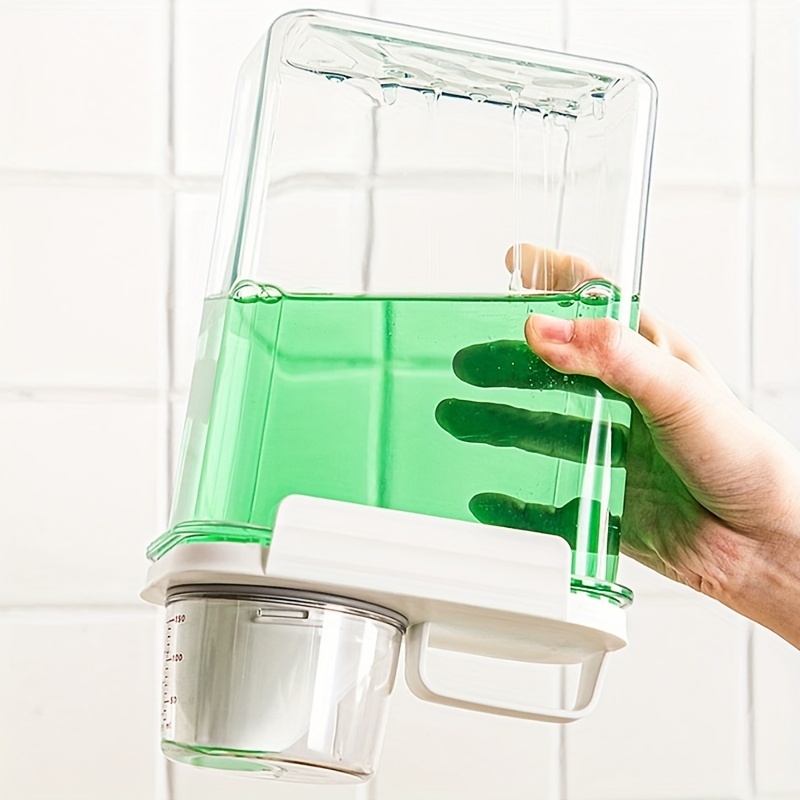 Airtight Laundry Detergent Container with Measuring Cup