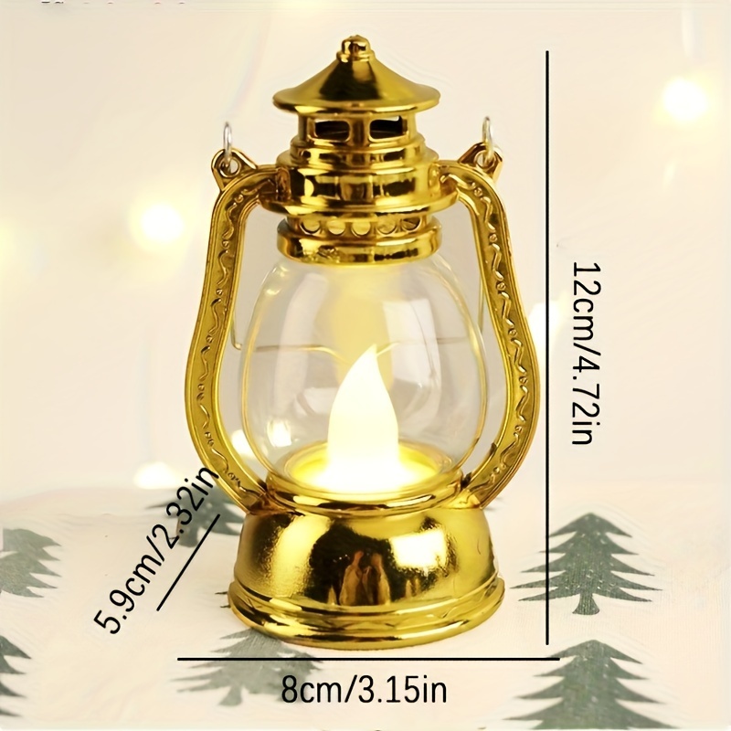 Retro Portable Small Oil Lamps Led Candles Small Night - Temu