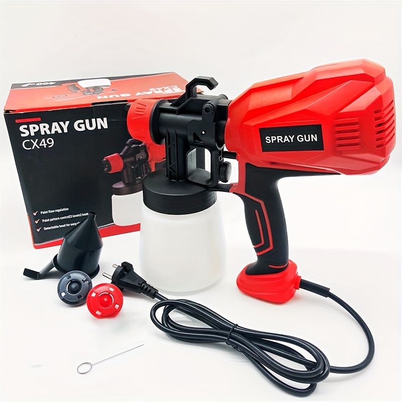 Handheld Electric Spray Gun Paint Sprayer Painter Painting Tool House Car  400W