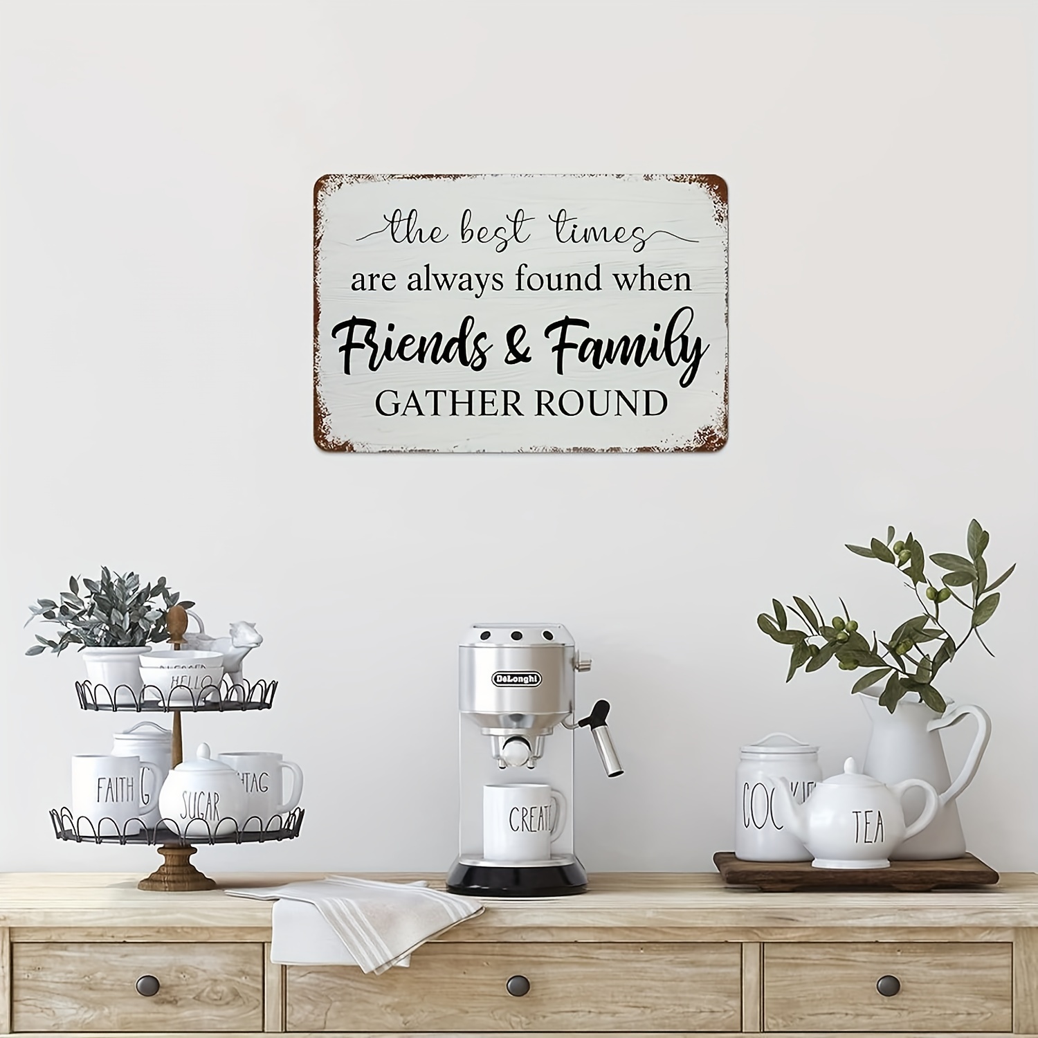 Come Gather in Our Kitchen Sign - Personalized Kitchen Signs