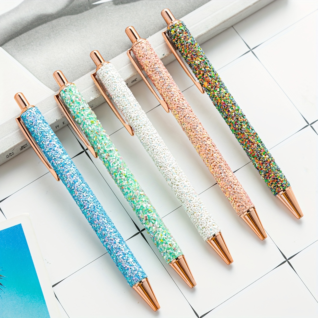 Bead Pen, Mermaid, Pastel, Pinks, Blue, Beadable Pen, Ballpoint, Beaded  Pen, Refillable, Pens, Office Gift, Boss, Coworker Gift 