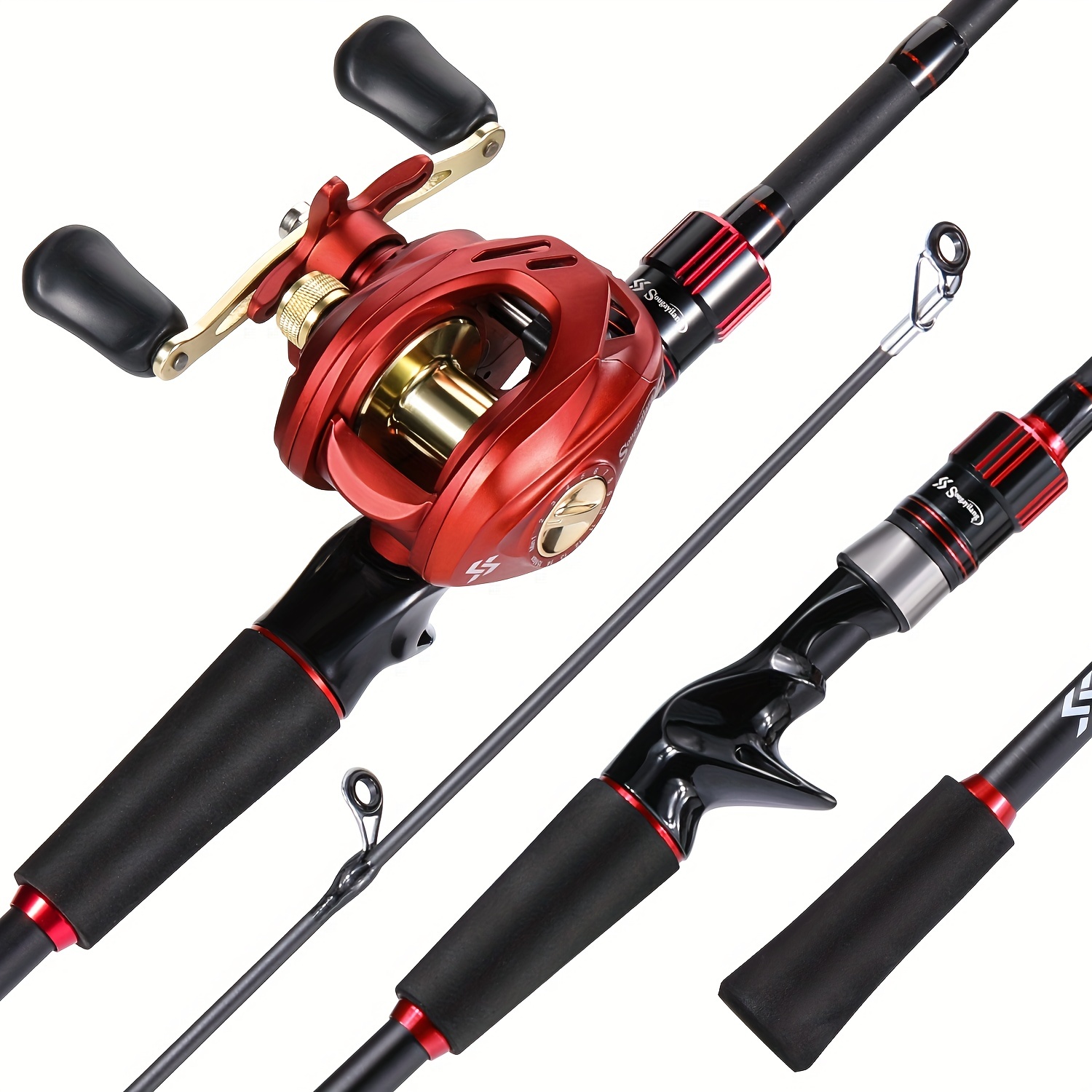 3.8:1 Fishing Rod & Reel Combos