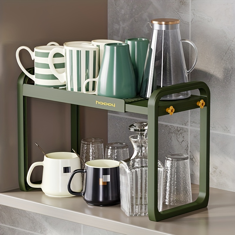 Coffee Mug Organizers And Storage Kitchen Cabinet Shelf - Temu