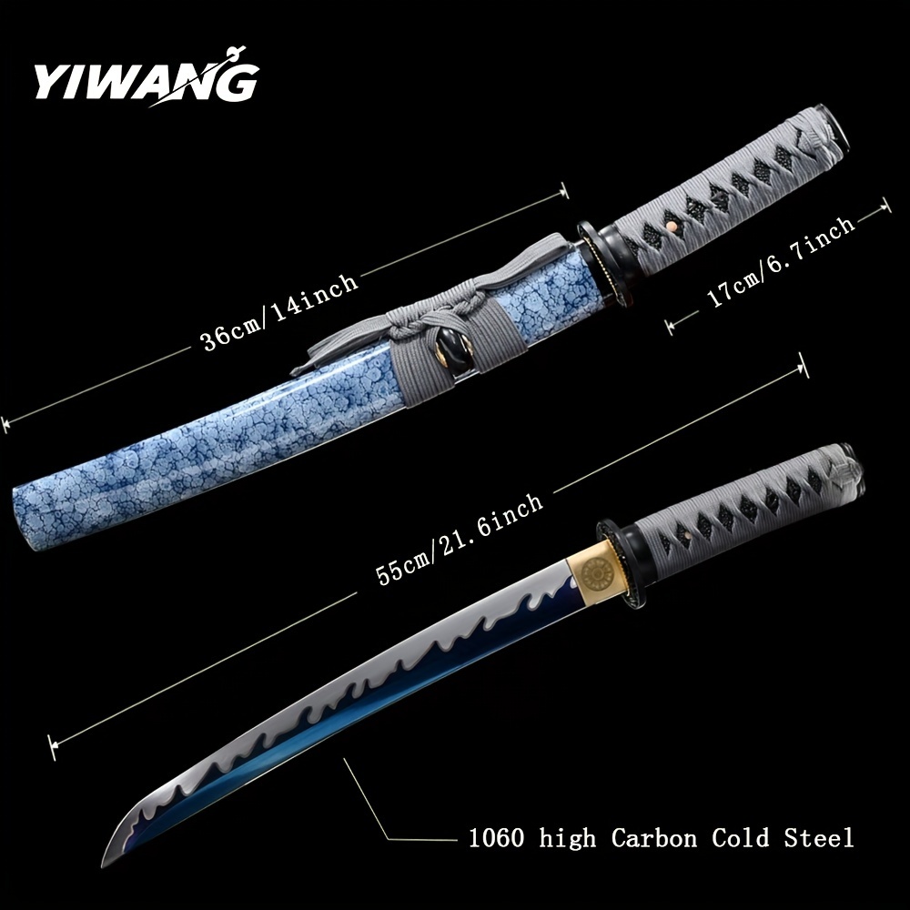 Katana 1060 japonesa cuchilla de acero de alta carbono de la