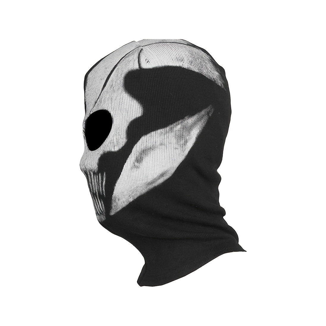 1pc Fabric Ghost Mask Balaclava Skull Hood White