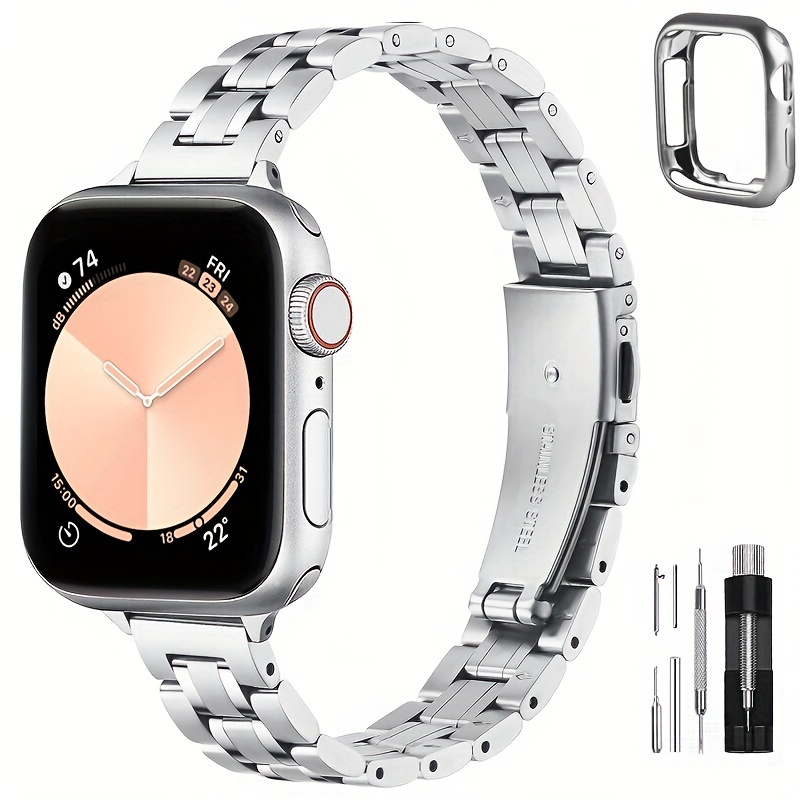 Banda De Relógio Compatível Com Apple Watch Series Ultra 9 8 7 6 5 4 3 2 1  Se, 49mm 45mm 44mm 42mm 38mm 40mm Masculino E Feminino