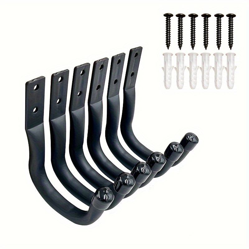 J Hook with No Attachment - Heavy Duty Metal Cable & Wire Support - J-Hook  Hangers for Attaching Wall Mounting to Vertical Surfaces - Premium