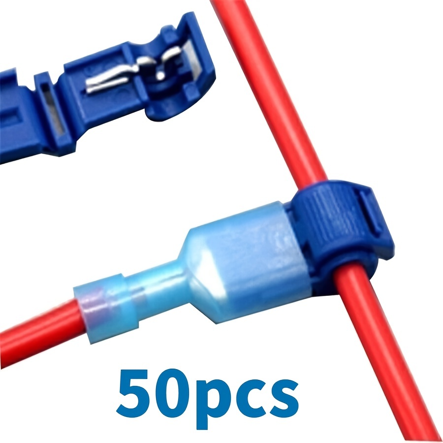 50pcs(25set) Connecteurs de câbles électriques rapides Snap - Temu