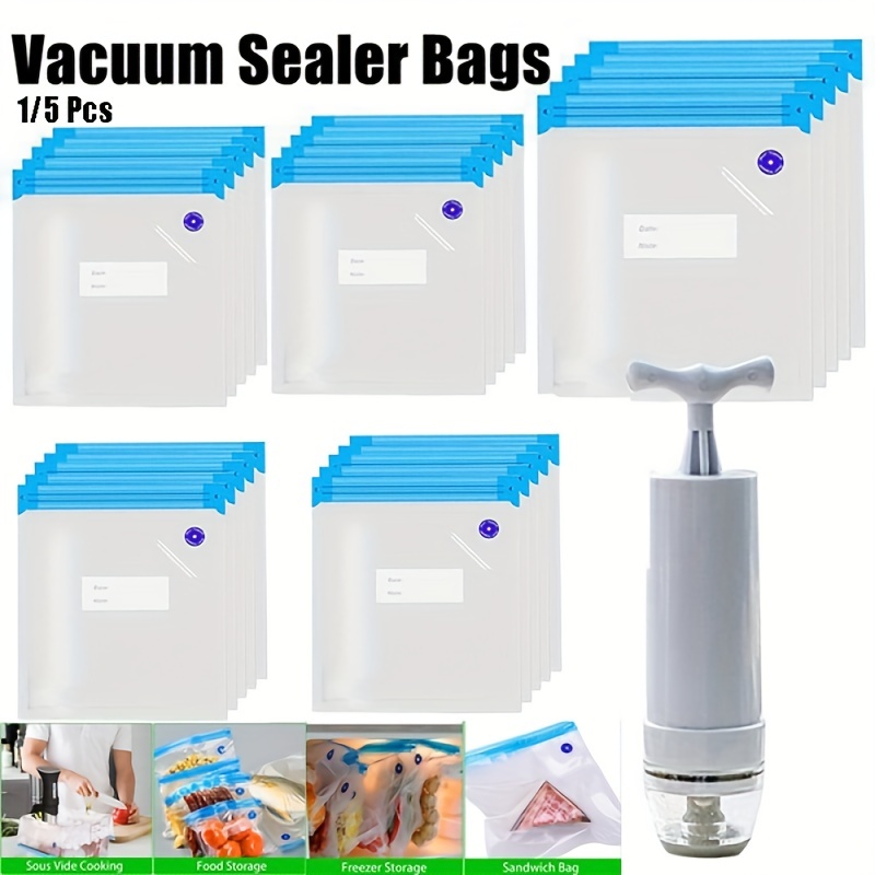 Vacuum Sealer Bags, Reusable Food Storage Bag, Household Vacuum