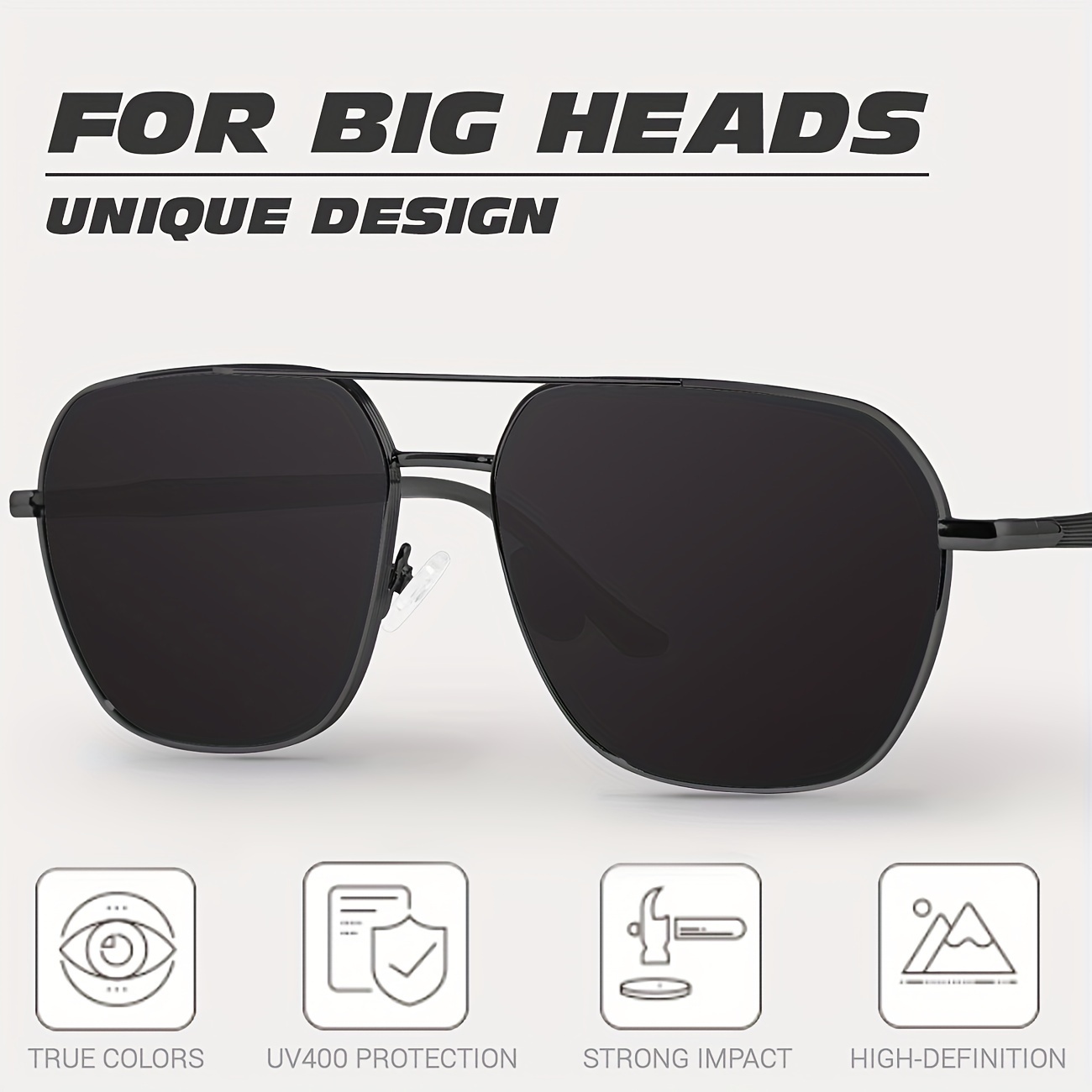 Buy MAXJULI Polarized Sunglasses for Big Heads Men Women (not fit xl size)  8023 Online at desertcartBolivia