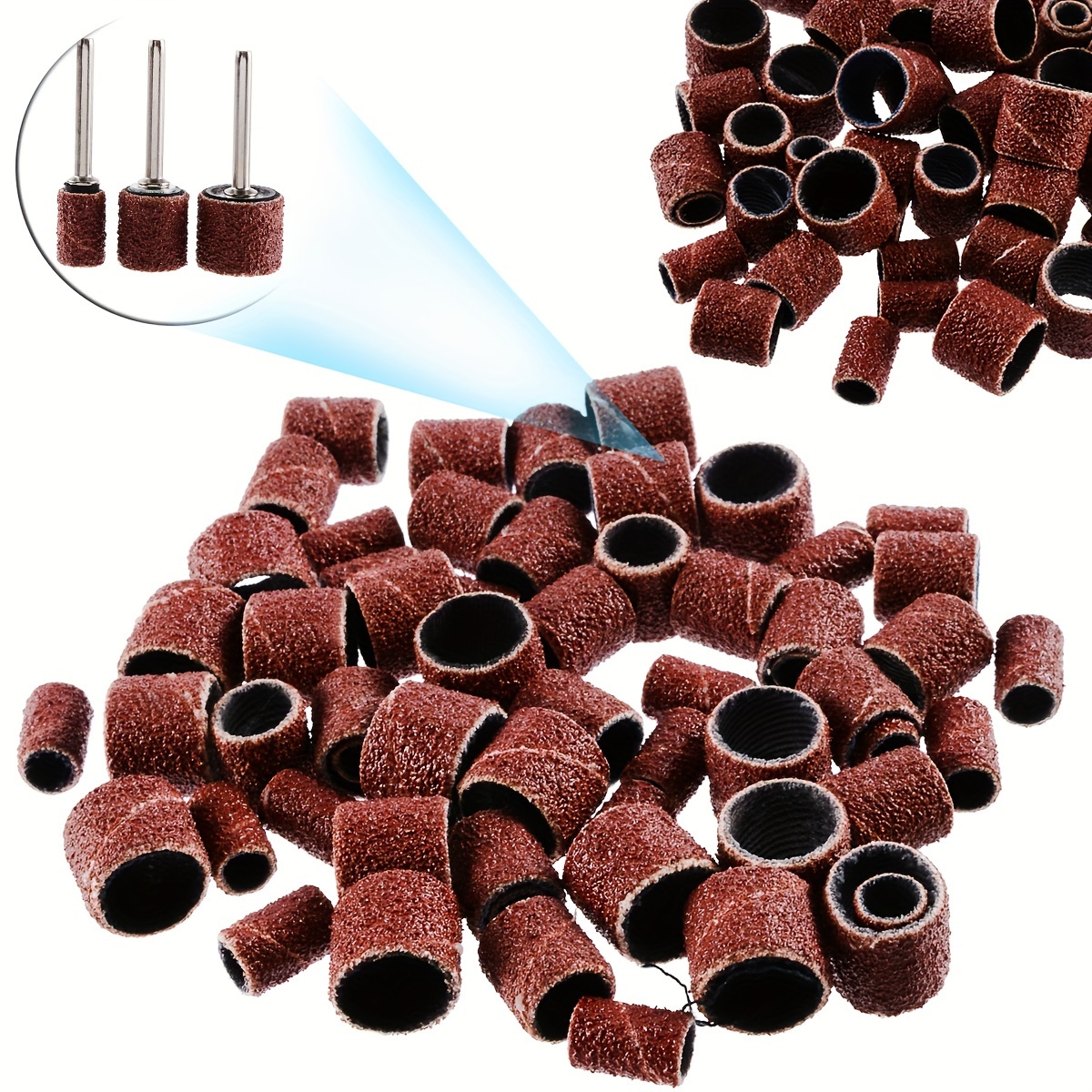 Drum Sanding Kit For Drill File Machine Bits Ring Sanding - Temu