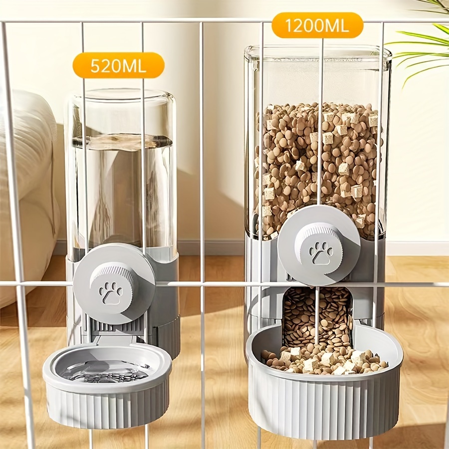 Automatic food outlet and water dispenser