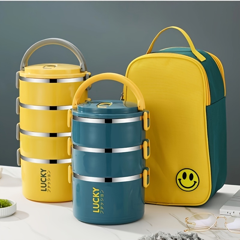Stainless Steel Insulated Lunch Box Food Grade Insulation - Temu