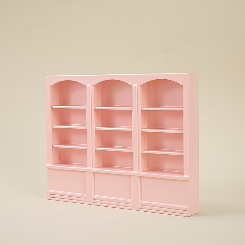 Estantería Para Casa De Muñecas 1:12 - Madera Ecológica, Diseño Realista - Decoración Miniatura Para Juegos Infantiles