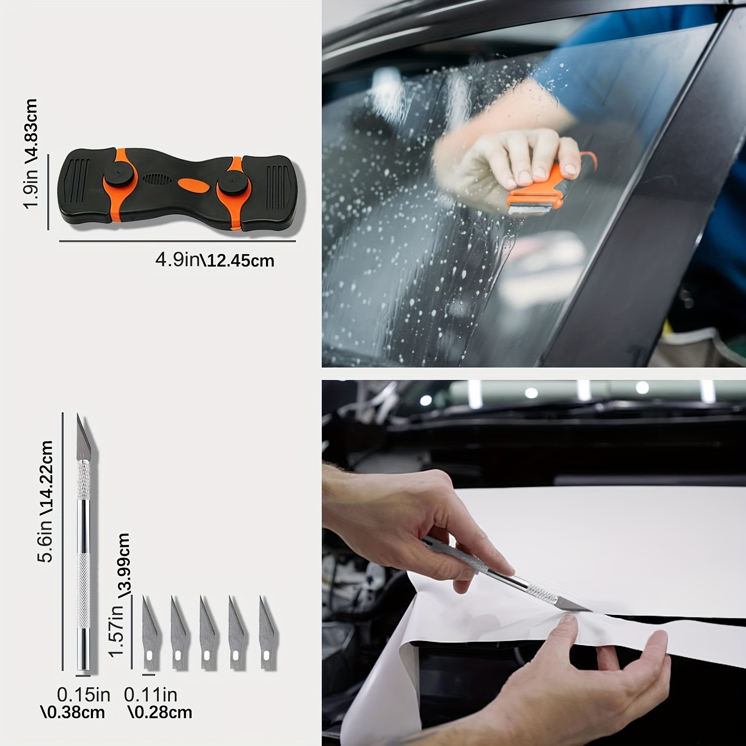 Vehicle Car Window Tint Application Tools Kit Glass - Temu