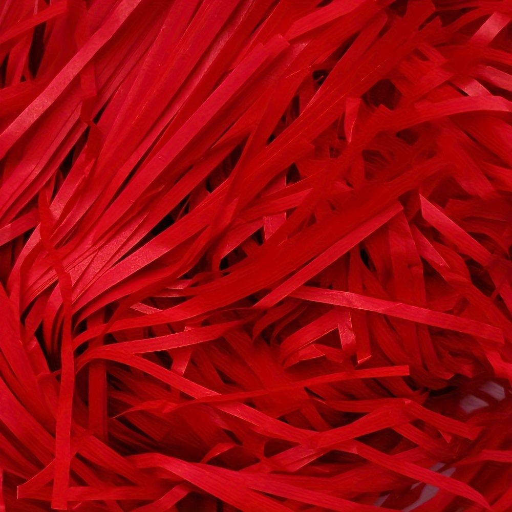 Red Shredded Tissue Paper