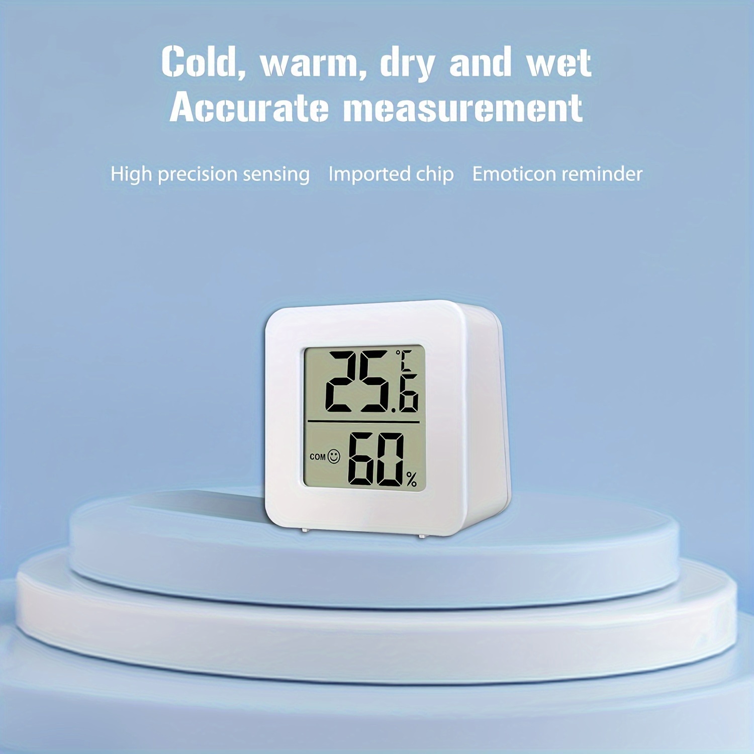 3 Stück Thermometer, Mini LCD