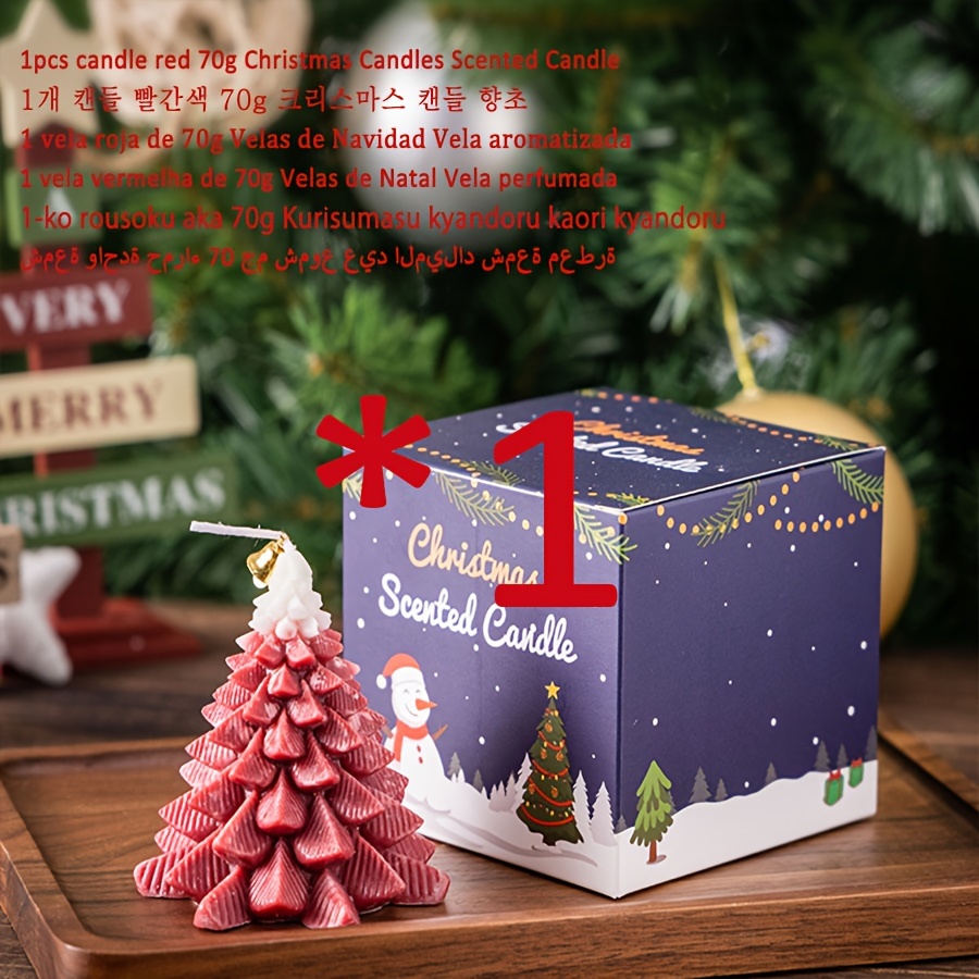 Christmas Candle Gift Box, Holiday Scented Candles Gift Set For