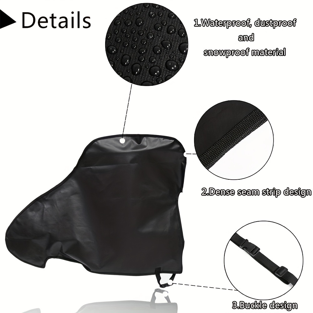 Caravan Trailer Coupler Cover with Buckle Strap