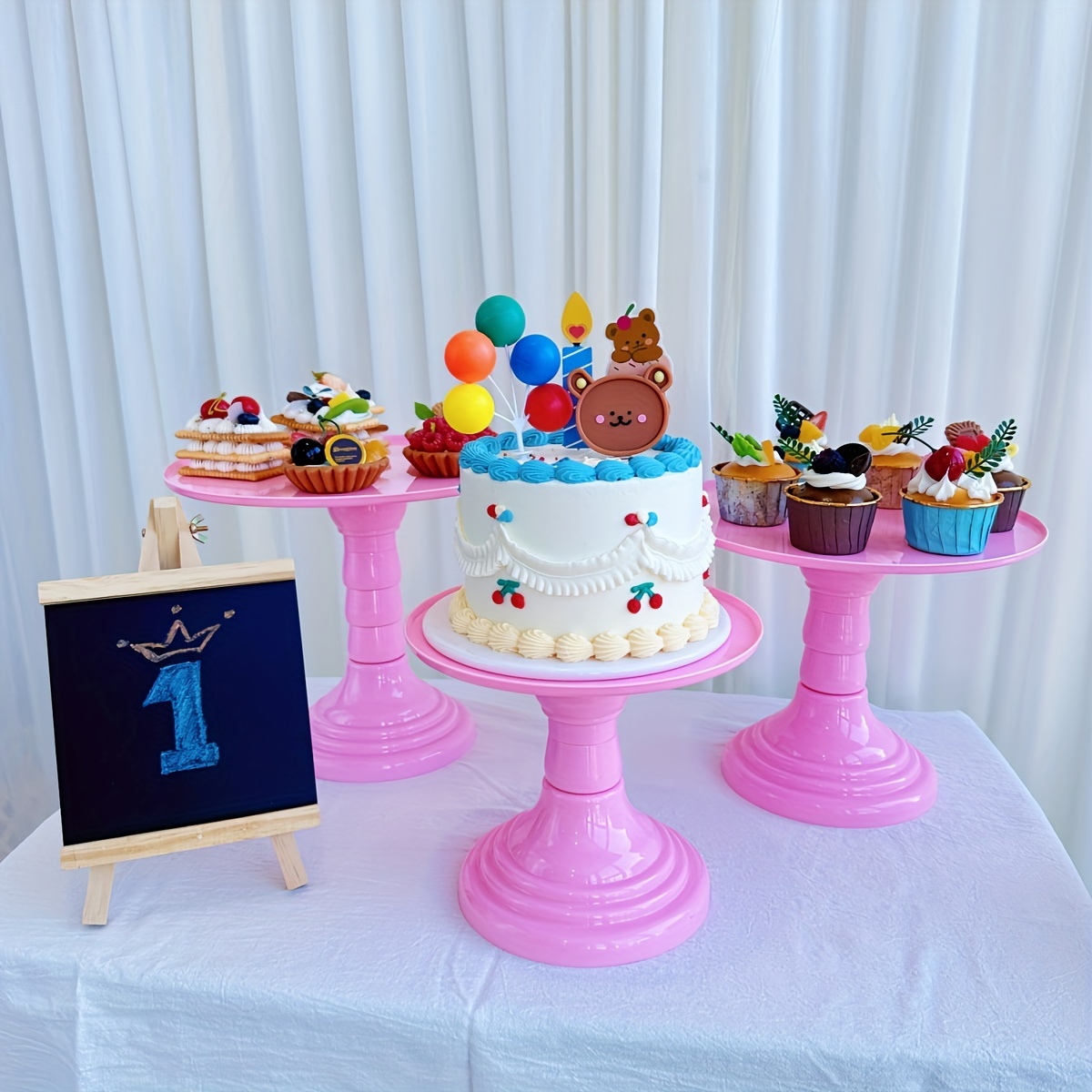 Adjustable Height Plastic Cake Pan For Birthday Party - Temu