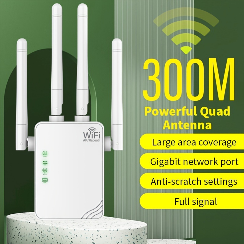 Wifi Extender Signal Booster Wireless Internet Repeater Long - Temu