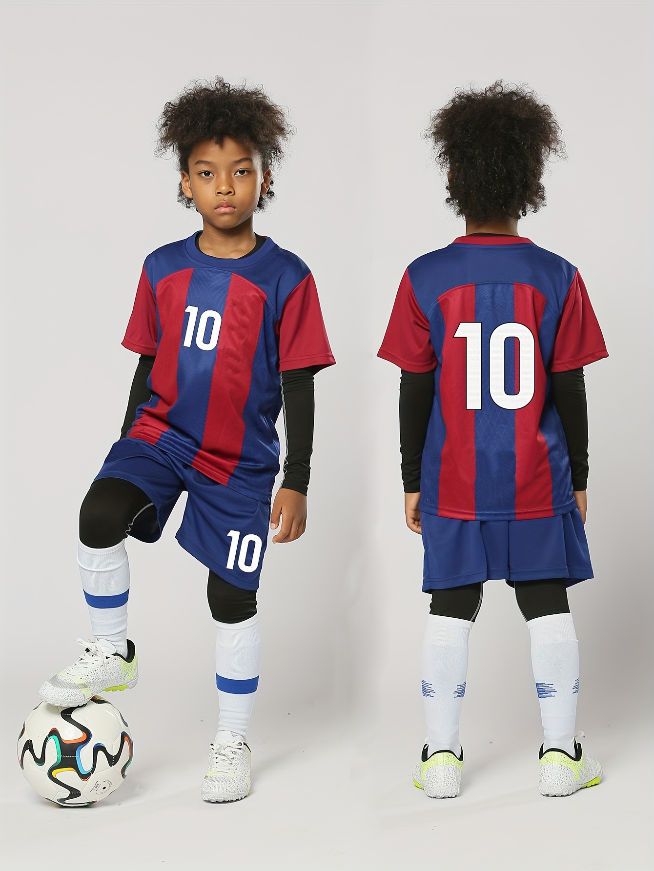 Conjuntos Deportivos Moda Fútbol Niños Camiseta Fútbol - Temu Chile