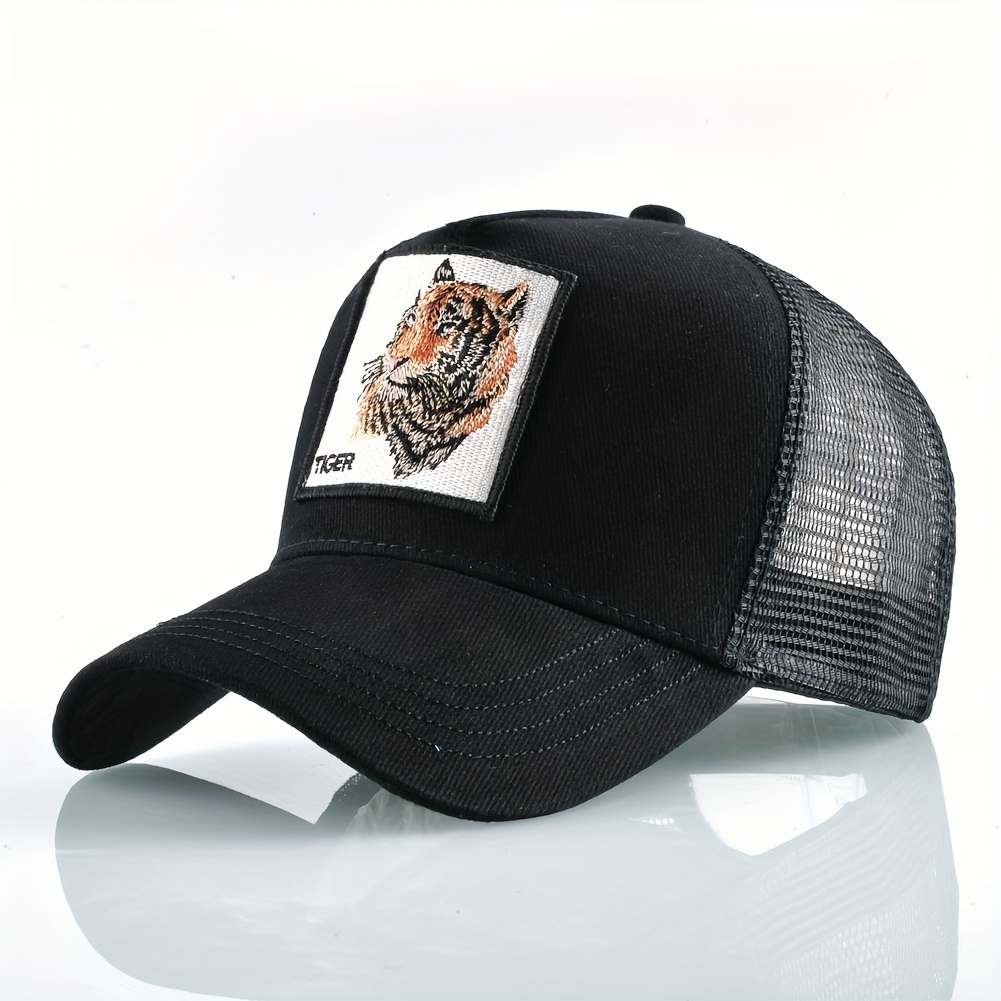 M Letter Baseball Tiger Hat For Men - Temu