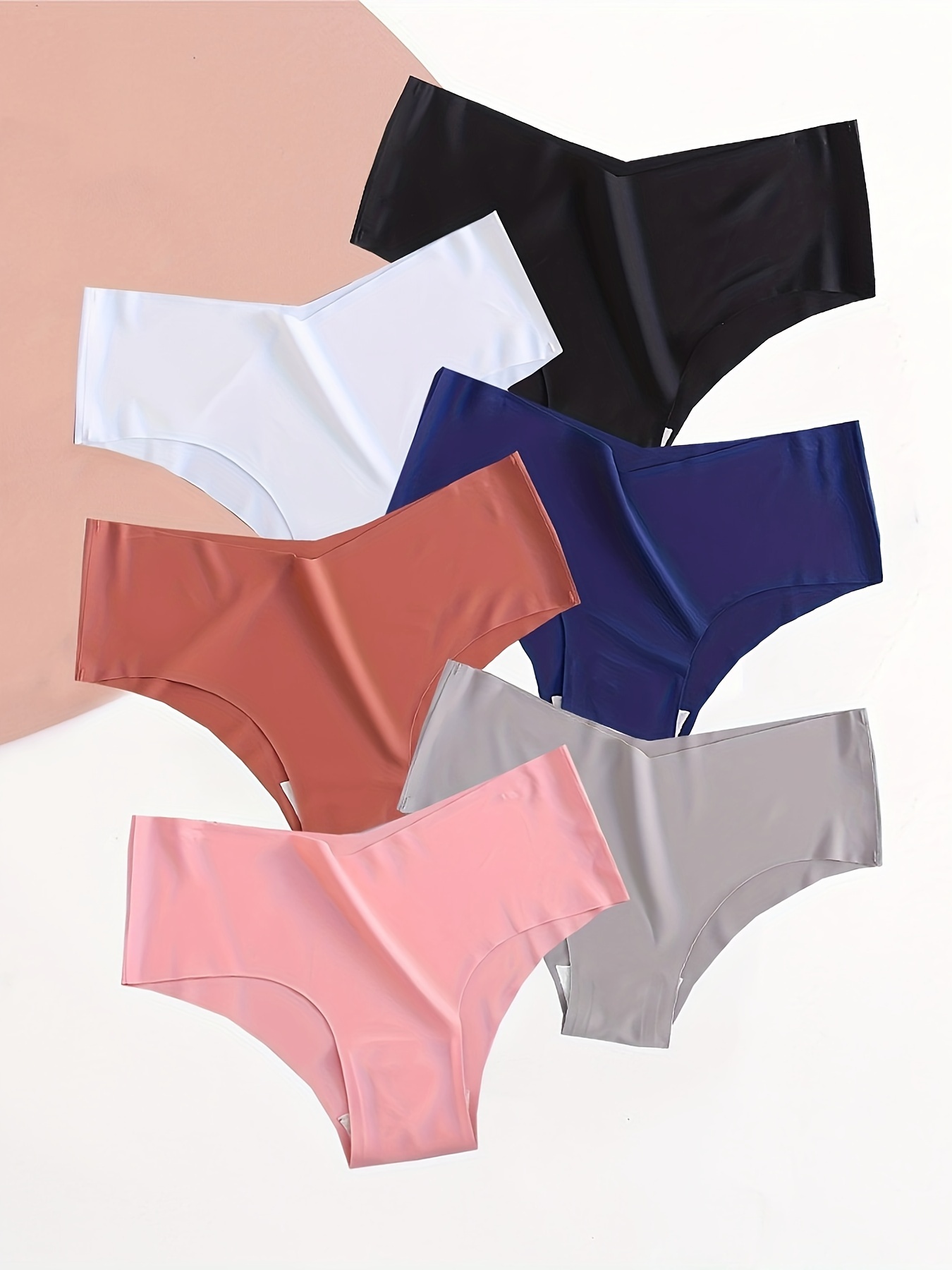 6pcs Seamless Quick Dry Briefs, Comfy Breathable Stretchy Intimates  Panties, Women's Lingerie & Underwear