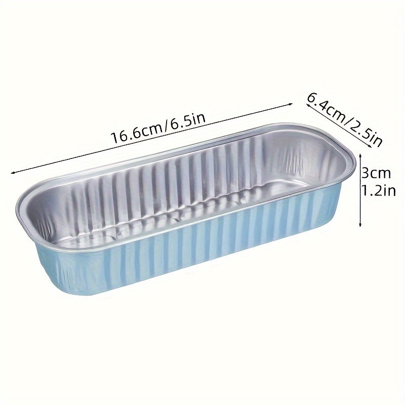 ful Aluminum Foil Baking Disposable Plastic Cake Containers 200ml  Rectangular Small Tin Cups For Desserts, Cheese, Bread Packaged With Lid  Perfect For Events And Parties 230626 From Bian10, $29.68