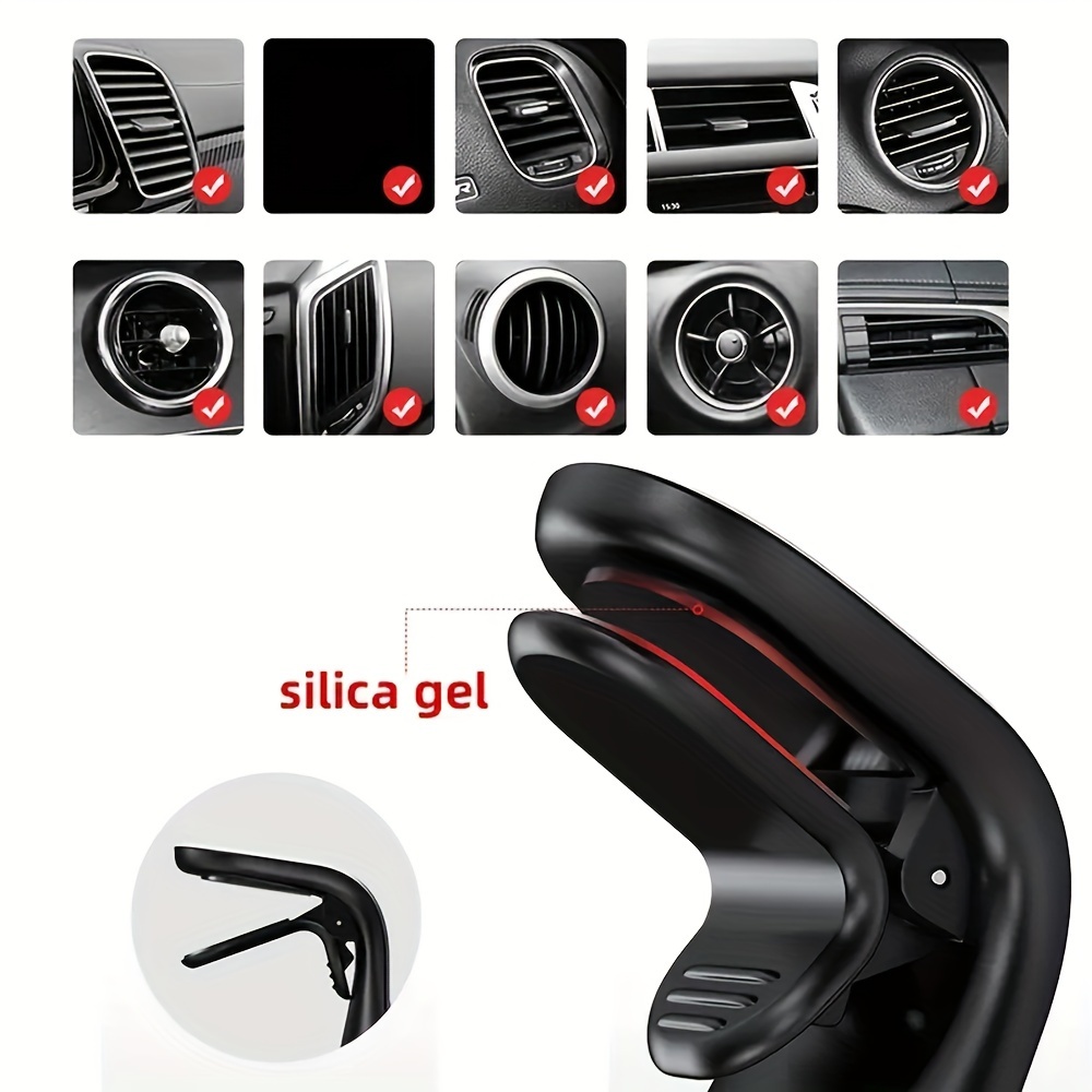360 Rotating Magnetic Car Phone Holder Air Outlet Clip