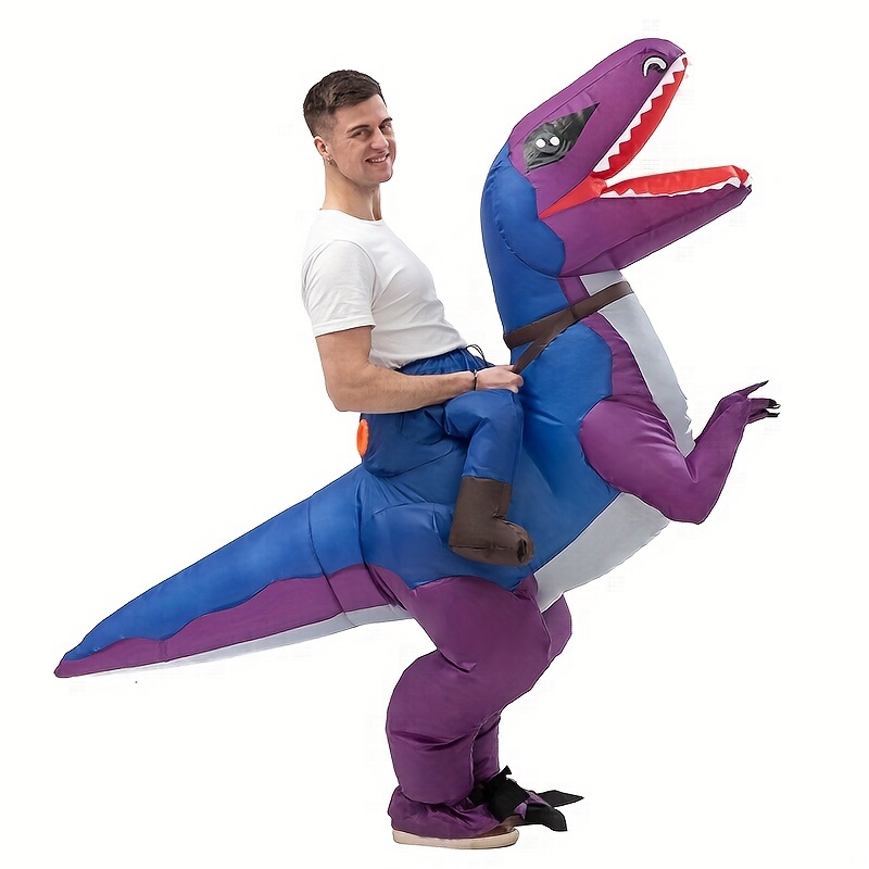 Costume dinosaure gonflable adulte Halloween Cosplay Blow up