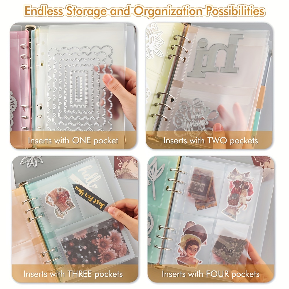 Organize Your Crafting Supplies With This Clear Stamp And - Temu