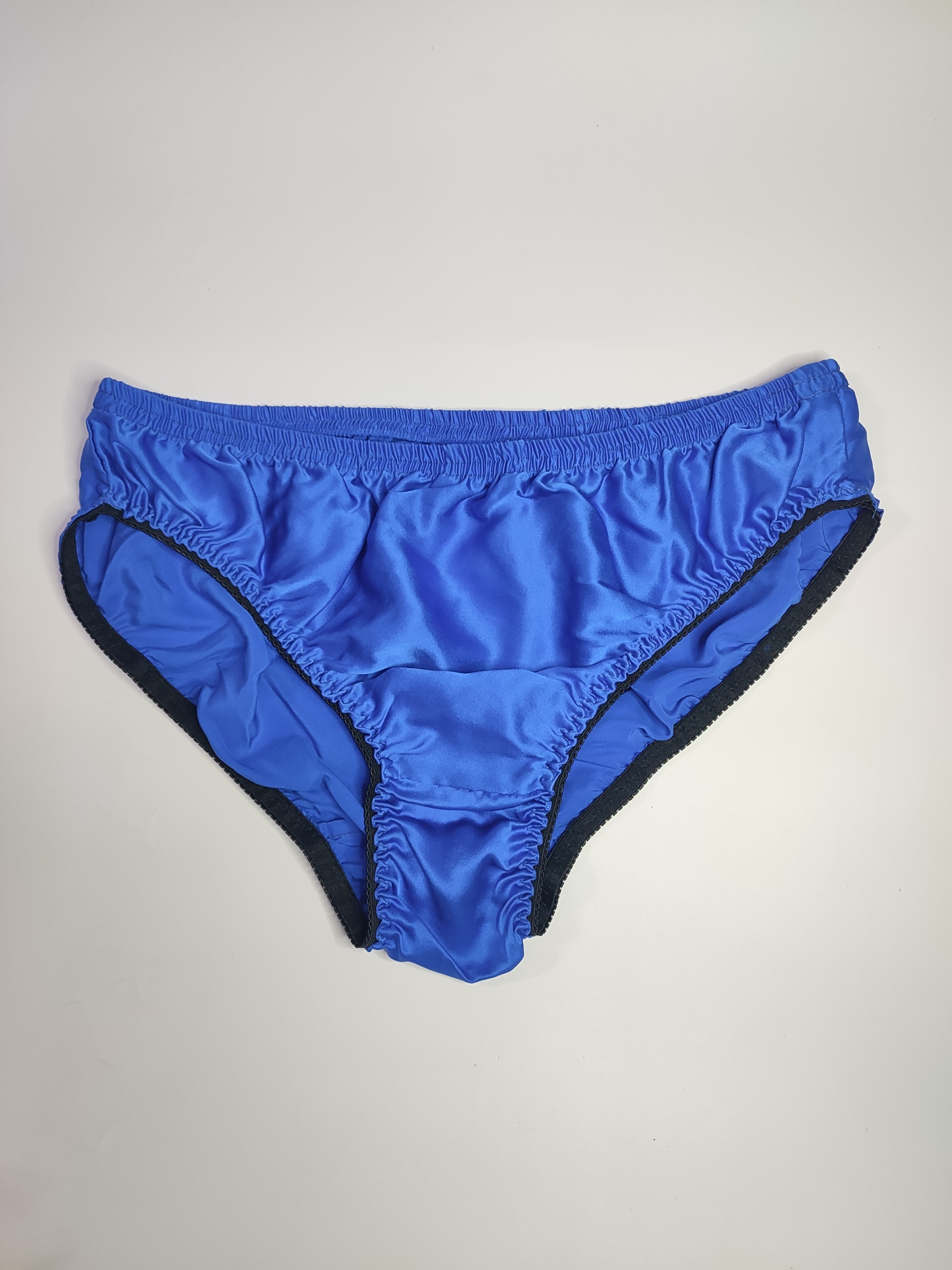 Men's Mulberry Silk Panties Sexy Bikini Low Waist Thong Satin Silk