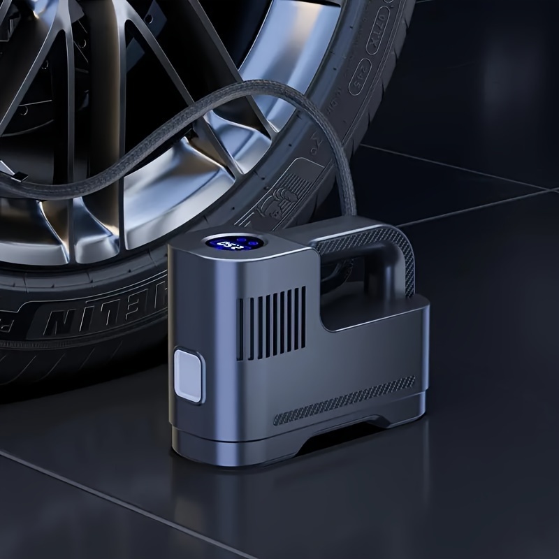 Compresor de aire Inflador de neumáticos, bomba de aire portátil para  neumáticos de coche, bomba de llanta para coche de 12V CC con manómetro  Digital