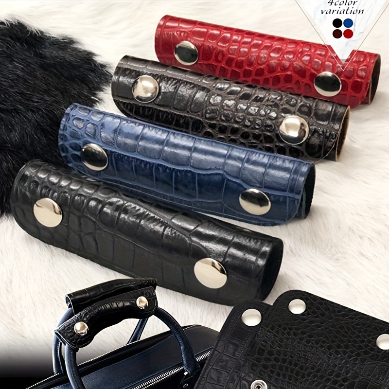 Bag Handle Wrap Luggage Handle Wrap Leather Handbag Handle Wrap Cover Purse  Wallet Handle Protector Purse Grip Strap Identifier Tag Shoulder Strap