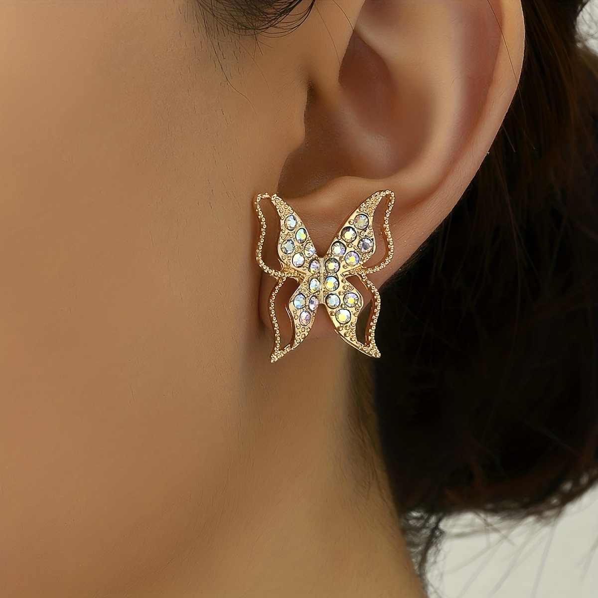 Earrings for Teen Girls Cute Butterfly Drop Earrings Colorful Wooden Resin  Animal Sweet Butterfly Earrings Wing Dangle Earring For Women Girls Bohemia  Party Ethnic Jewelry 