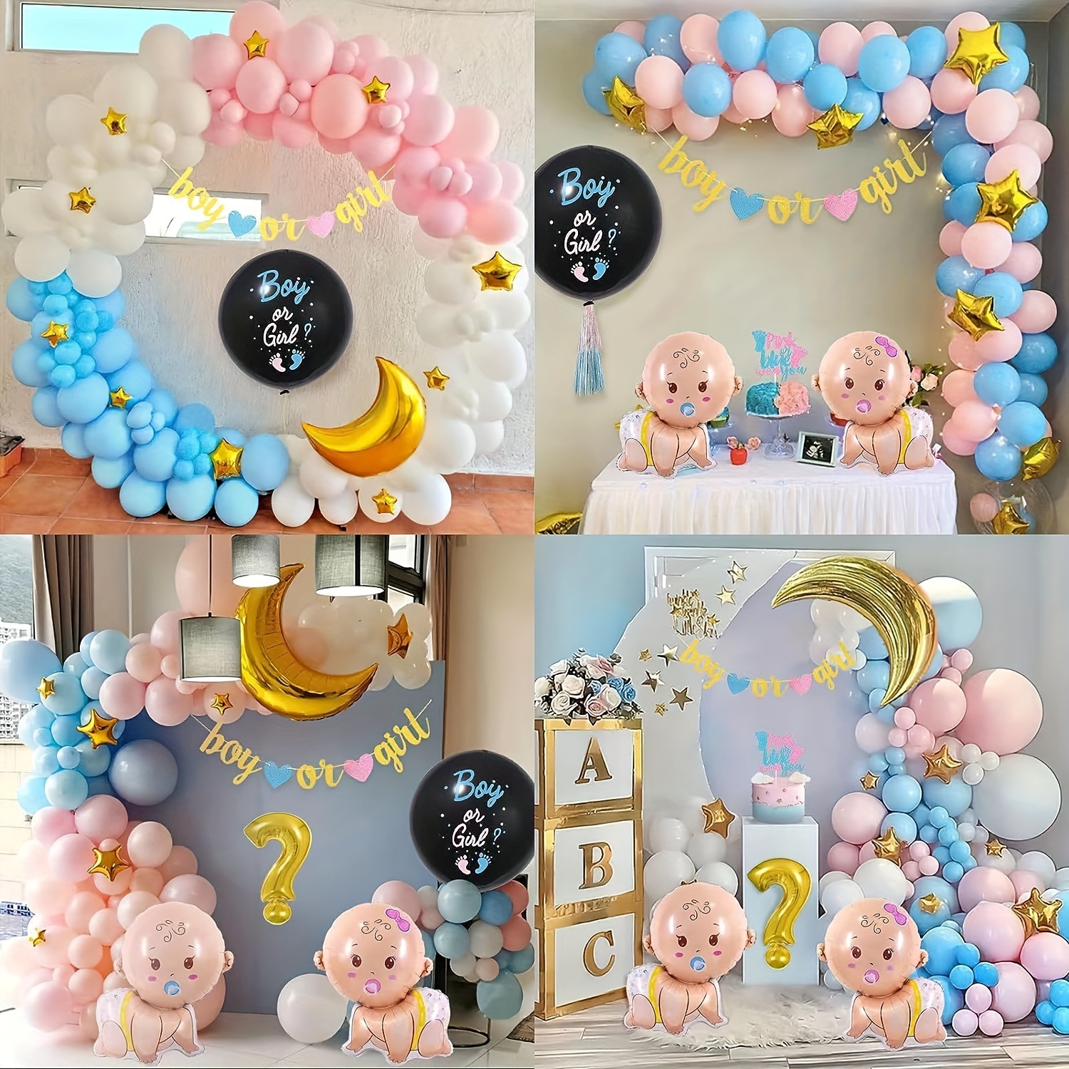 Balloon Garland Arch Kit Gender Reveal Party Decoration Girl - Temu