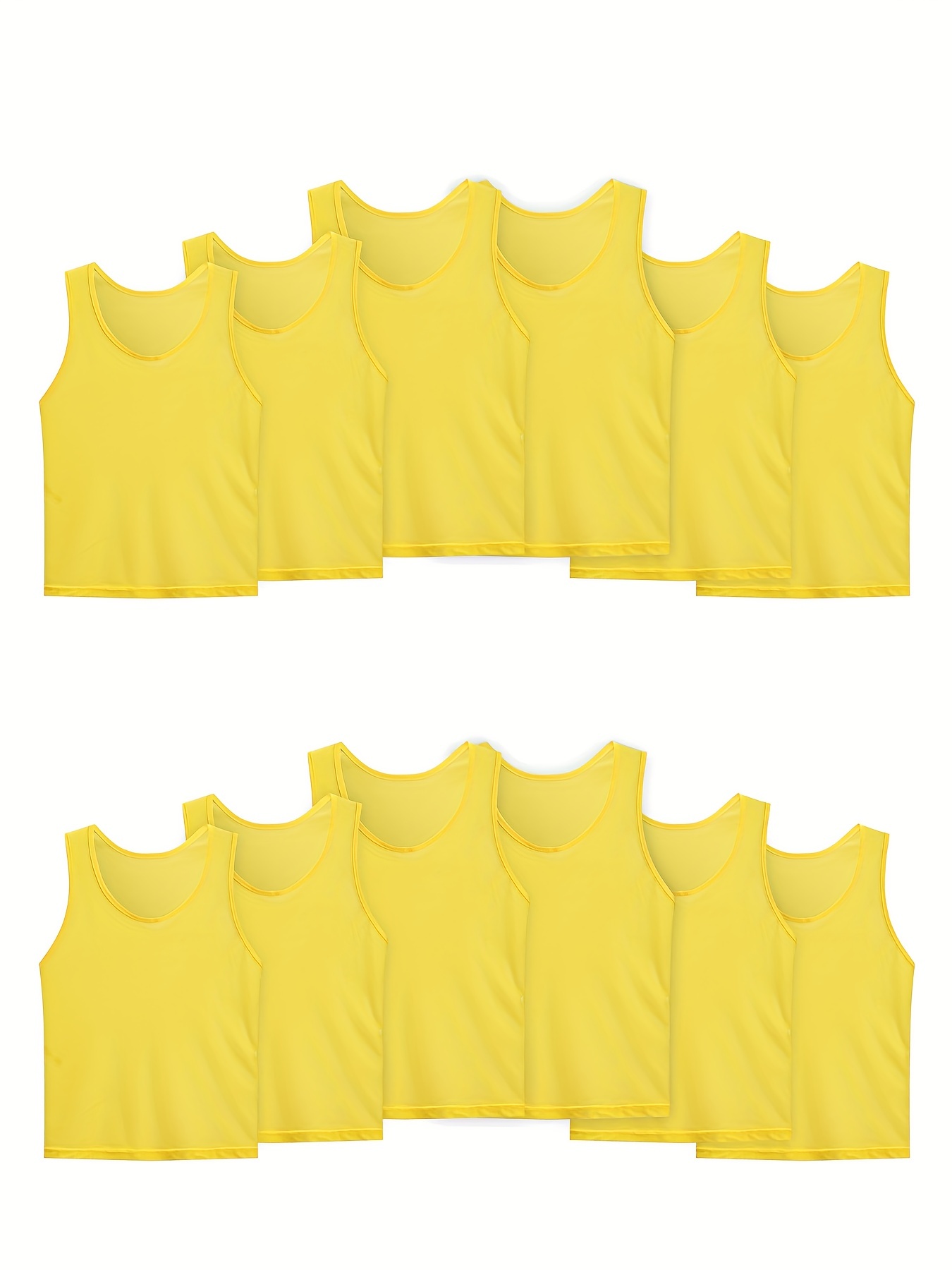 Yellow Soccer Pinnies