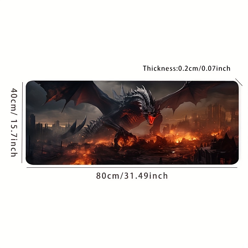 Large Game Mouse Pad Dragon Gaming Accessories Hd Print - Temu Germany