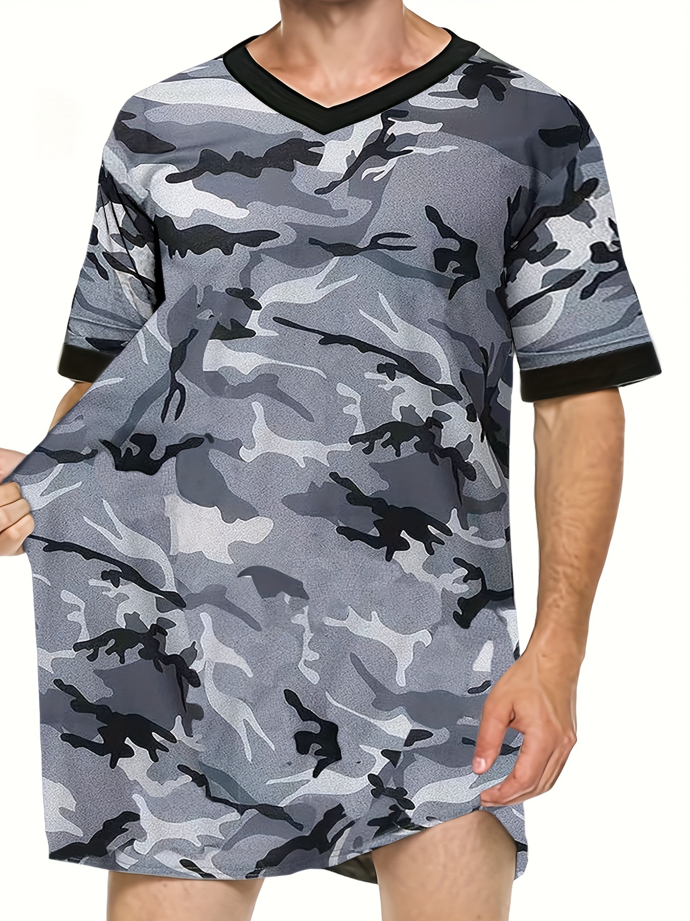 Ropa Militar Táctica De Camuflaje Para Hombre, Camiseta Ajustada De Manga  Larga