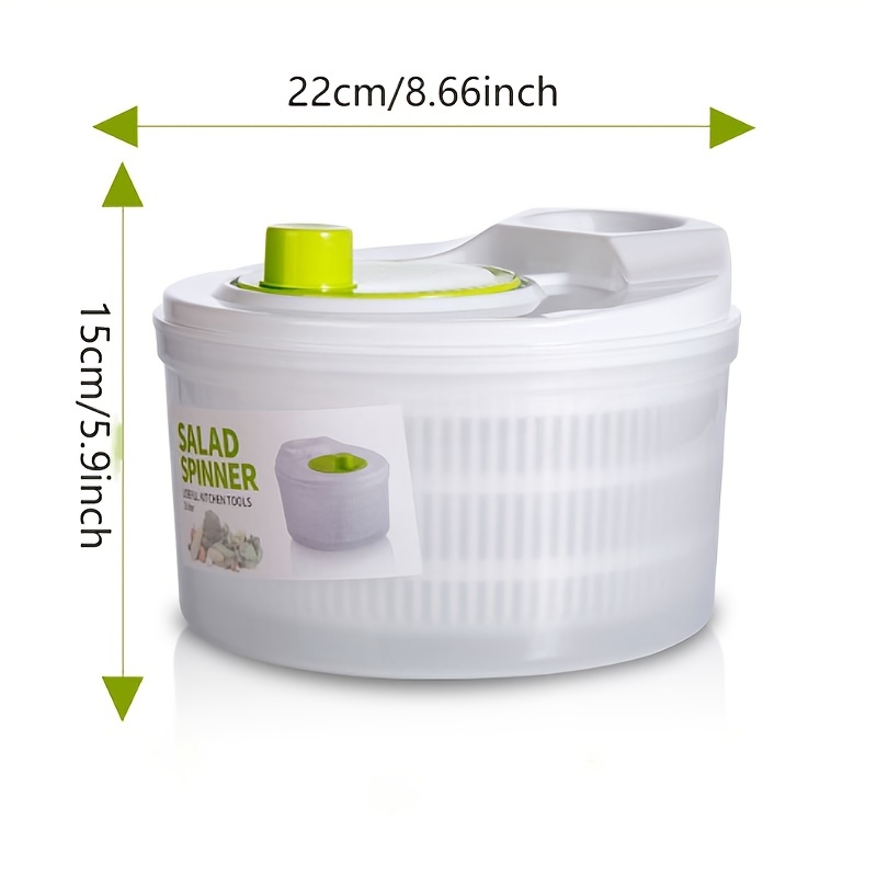 Vegetables Washer Dryer,4L Large Capacity Fruit Vegetable Strainer  Spinner,USB Electric Salad Lettuce Spinner,Automatic Compact Salad Cleaner  and