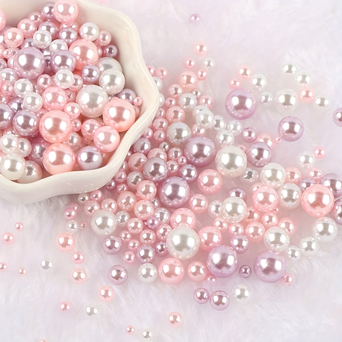 Mixed Size No Holes Mermaid Beads Symphony Gradient Color Fake Pearl Craft  Beads Diy Handmade Jewelry Accessories - Temu New Zealand