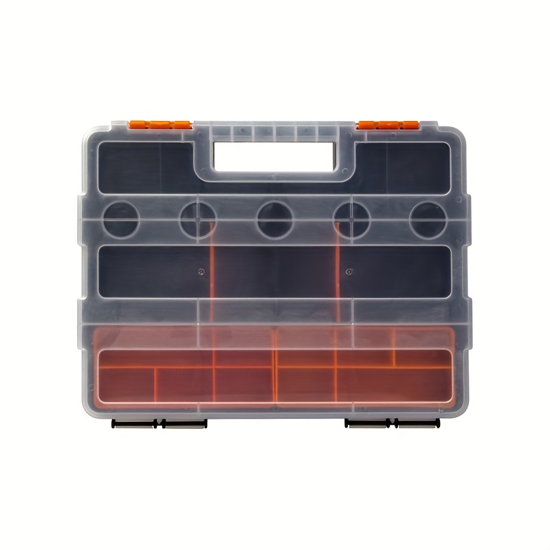Portable Parts Storage Box Removable Dividers Tool box Organizer