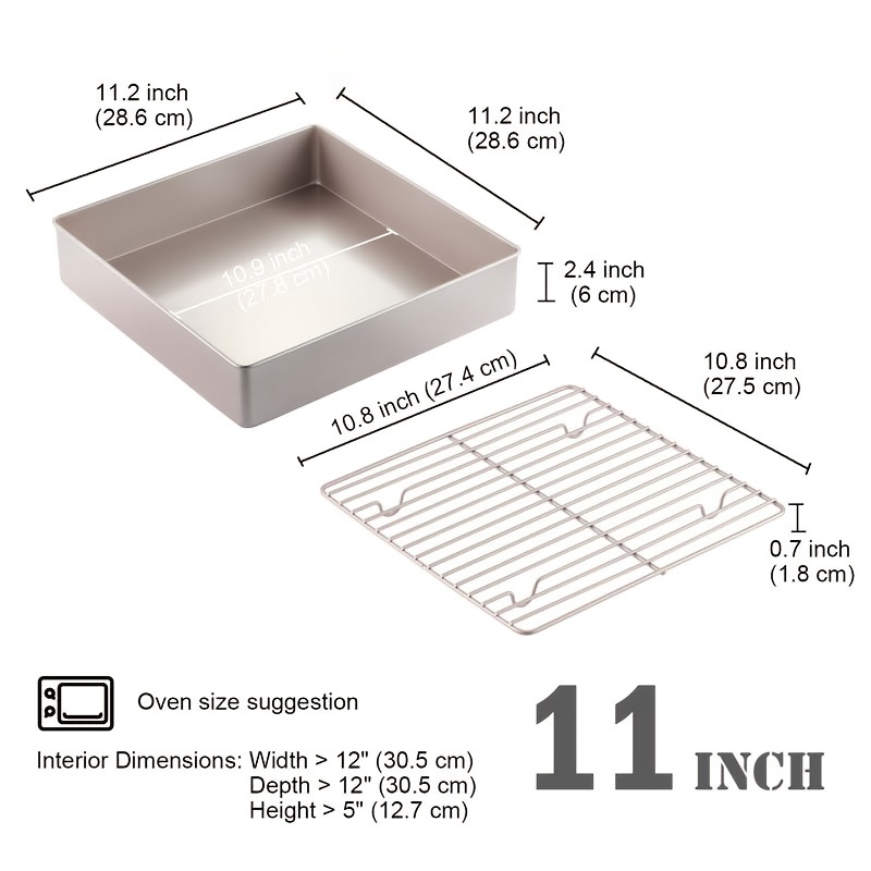 Spring Chef Jelly Roll Pan - 11.2 x 15.7-inch Durable Aluminum Baking Pan -  Non-Rust Baking Tray for Cookies, Meat, Vegetables, Pastries - Distributes