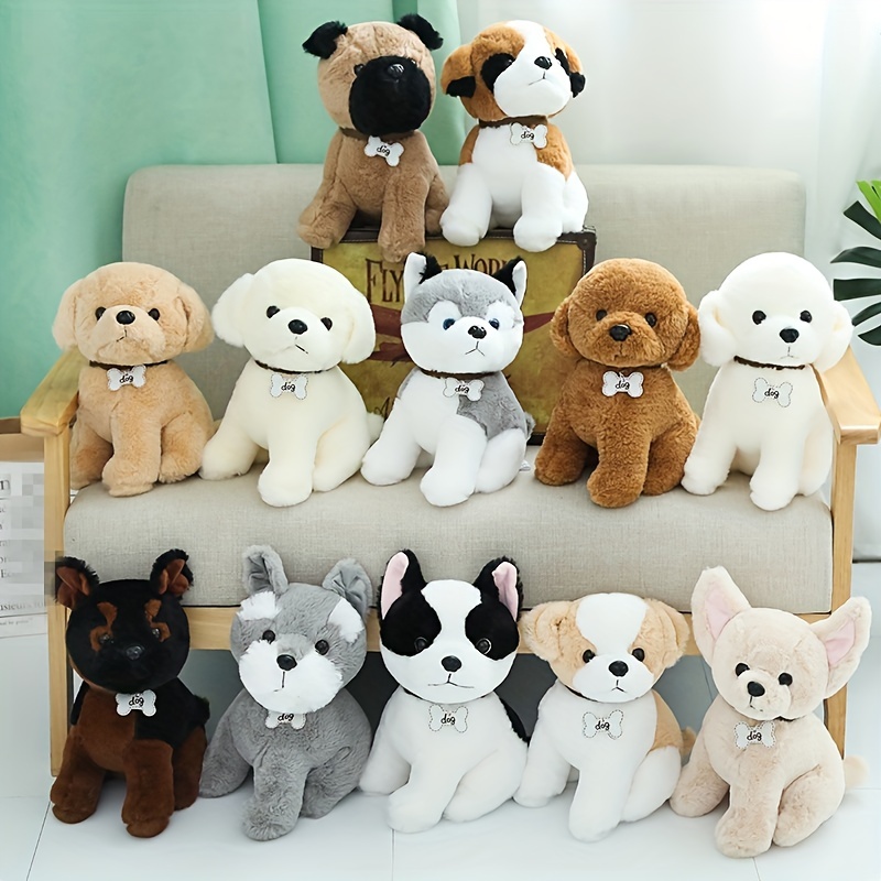 Handmade Plush Toy, Kawaii Plush Dog, Cute Plushies, Birthday